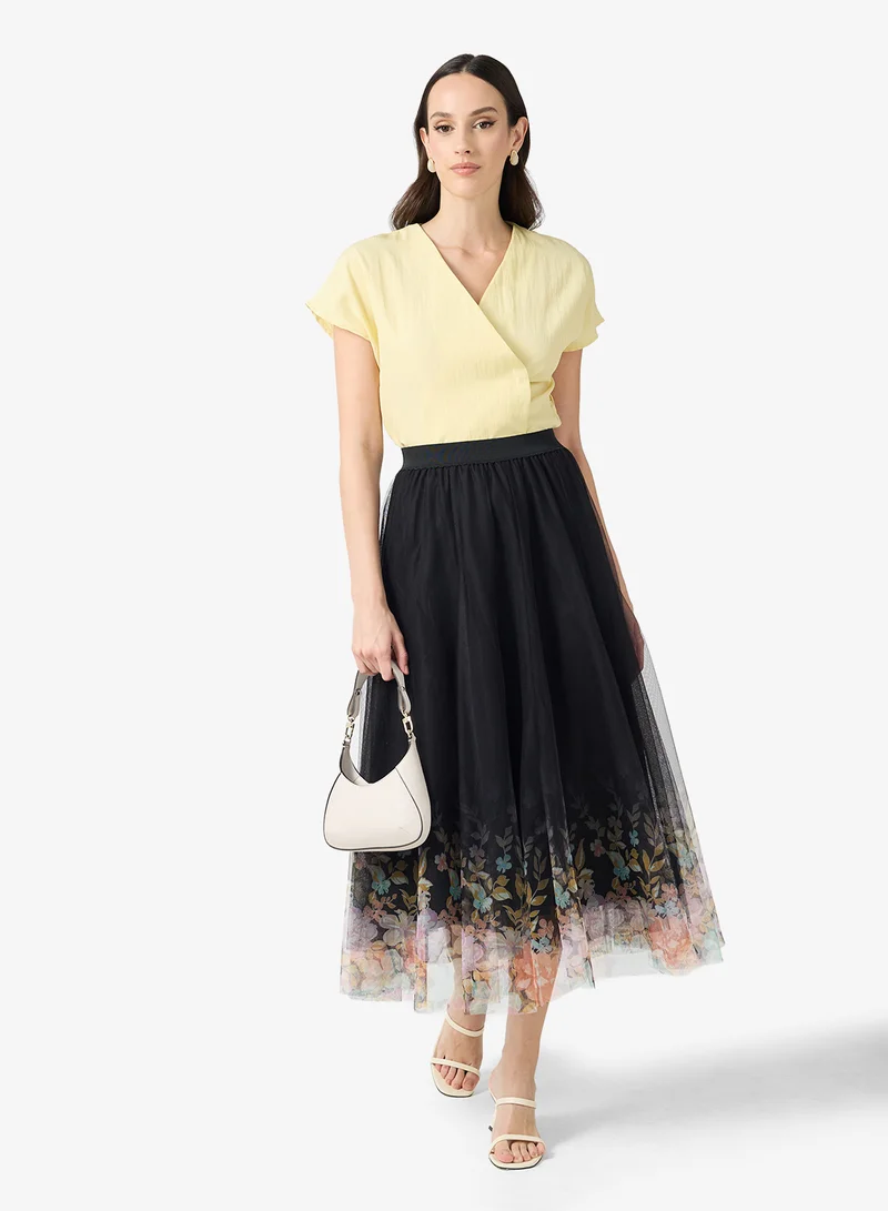 ELLA Floral Print Skirt